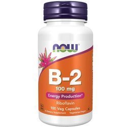 Now Foods Witamina B2 (Ryboflawina) 100 mg 100 kapsułek