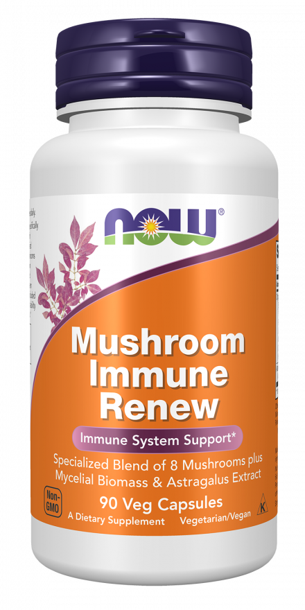 NOW Foods Mushroom Immune Renew™, Extra Strength