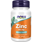 Now Foods Glukonian Cynku 50 mg 100 tabletek