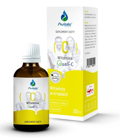 Avitale Witamina C Quali-C® 16 mg (kwas L-askorbinowy) 30 ml krople