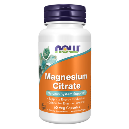 Now Foods Magnesium Citrate 60 veg kapsułek