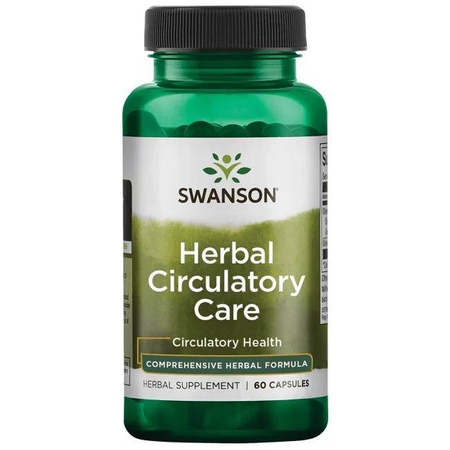 Swanson Herbal Circulatory (Ruszczyk, Głóg, Hesperydyna) 60 kapsułek