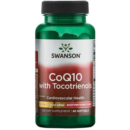 Swanson Koenzym Q10 200 mg + Tokotrienole 20 mg 60 kapsułek