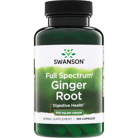 Swanson Imbir (Ginger Root) 540 mg 100 kapsułek
