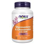 Now Foods Glukozamina, Chondroityna i MSM 90 veg kapsułek