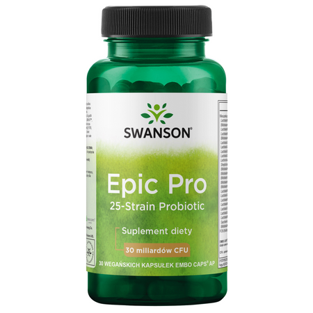Swanson Epic Pro 25-Strain Probiotic 30 kapsułek