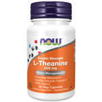 Now Foods L-Theanine 200 mg Double Strength 60 kapsułek