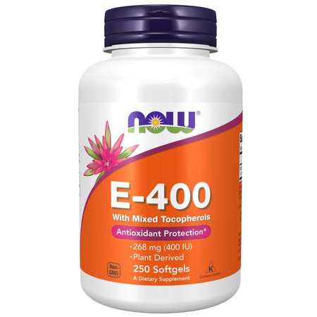 Now Foods Witamina E-400 250 kapsułek