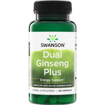 Swanson Dual Ginseng Plus 60 kapsułek