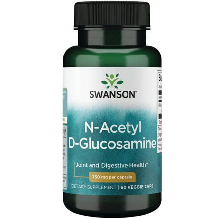 Swanson N-Acetylo D-Glukozamina (NAG) 750 mg 60 kapsułek