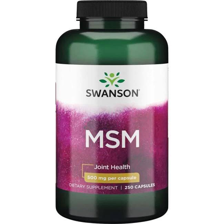 Swanson MSM Metylosulfonylometan 500 mg 250 kapsułek