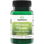 Swanson Hibiscus Flower 400 mg 60 kapsułek