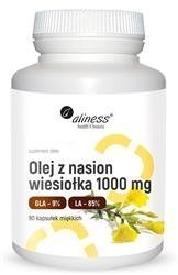 Aliness Olej z Wiesiołka 1000 mg 90 kapsułek