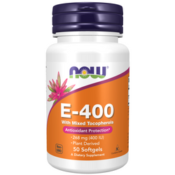 Now Foods Witamina E-400 (D-alfa-tokoferol) 50 kapsułek