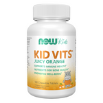 Now Foods Kid Vits Juicy Orange 120 tabletek