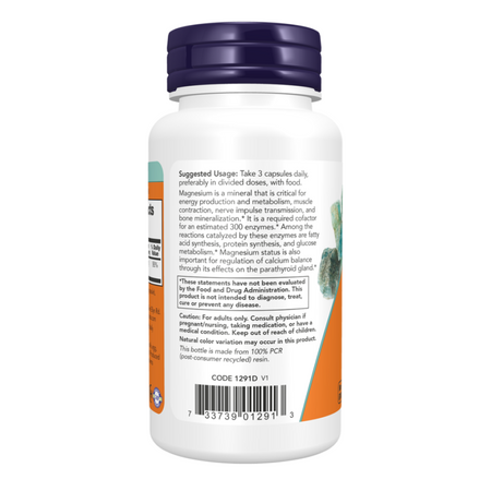 Now Foods Magnesium Citrate 60 veg kapsułek