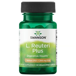 Swanson Probiotyk L. Reuteri Plus z L. Rhamnosus, L. Acidophilus i FOS 30 kapsułek