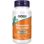 Now Foods Glukonian Potasu 99 mg 100 tabletek