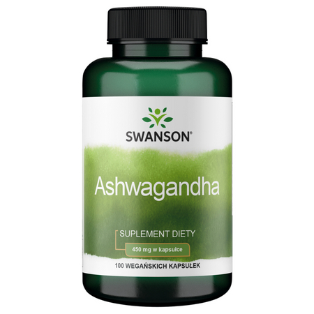 Swanson Ashwagandha 450 mg 100 kapsułek