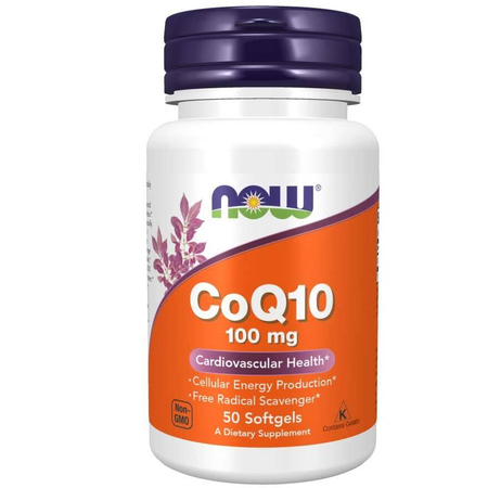 Now Foods Koenzym Q10 100 mg 50 kapsułek