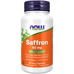 Now Foods Szafran (Saffron) 50 mg 60 veg kapsułek