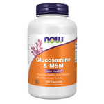 Now Foods Glukozamina i MSM 180 kapsułek