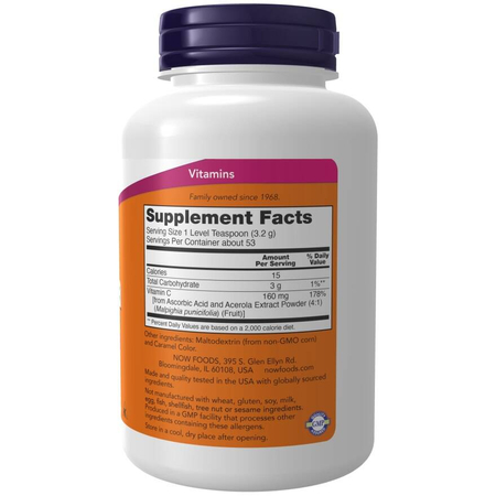Now Foods Acerola Puder 170 g