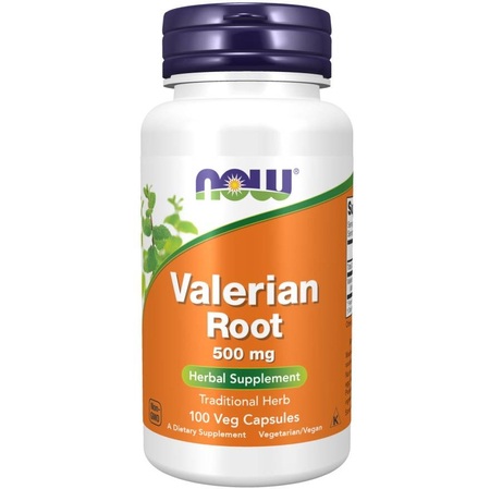 Now Foods Kozłek Lekarski (Waleriana) 500 mg 100 kapsułek