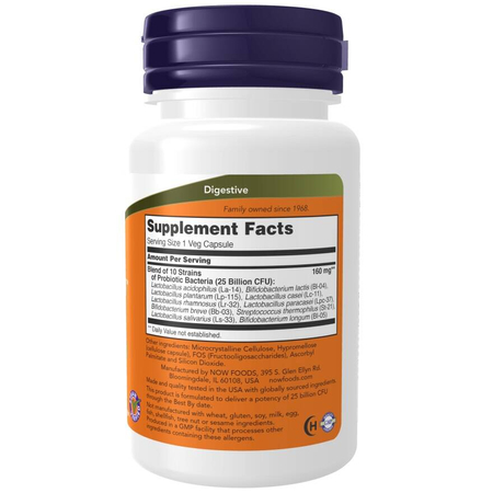 Now Foods Probiotic-10 25 Billion 50 kapsułek
