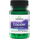 Swanson Albion Chelat Miedź 2 mg 60 kapsułek