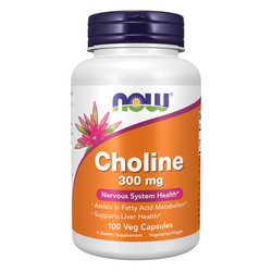Now Foods Cholina 300 mg 100 veg kapsułek