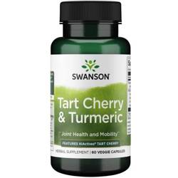 Swanson Tart Cherry i Turmeric 60 kapsułek