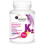 Aliness Witamina K2 MK-7 200 mcg z Natto MONO FORTE 60 kapsułek