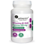 Aliness Witamina B1 DUO (Tiamina) 100 mg 100 tabletek vege