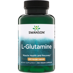Swanson L-Glutamina 500 mg 100 kapsułek