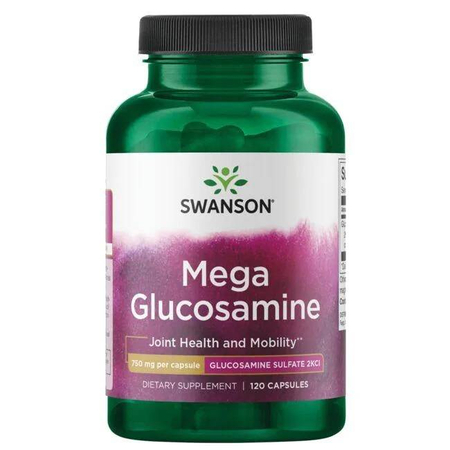 Swanson Mega Glukozamina 750 mg 120 kapsułek