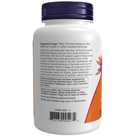 Now Foods Inositol Powder 454 g