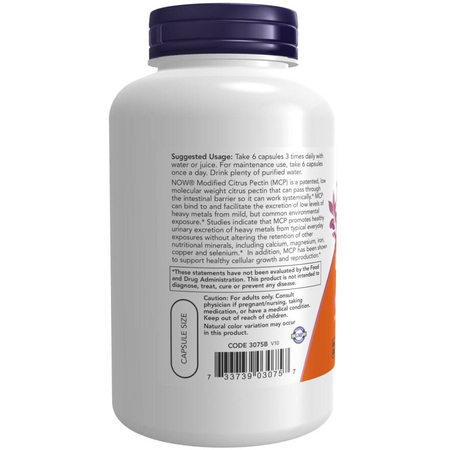 Now Foods Modyfikowana Pektyna Cytrusowa 800 mg 180 veg kapsułek