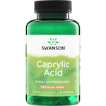 Swanson Kwas Kaprylowy 600 mg 60 kapsułek