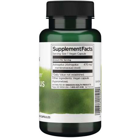 Swanson Astragalus 470 mg 100 kapsułek