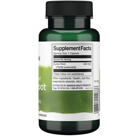 Swanson Żeń-szeń Brazylijski (Suma) 400 mg 60 kapsułek