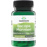 Swanson Bacopa Monnieri - 10:1 Extract 50 mg 90 kapsułek