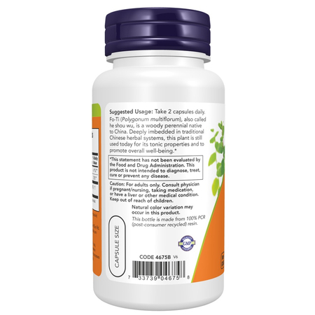Now Foods Fo-Ti 560 mg 100 kapsułek