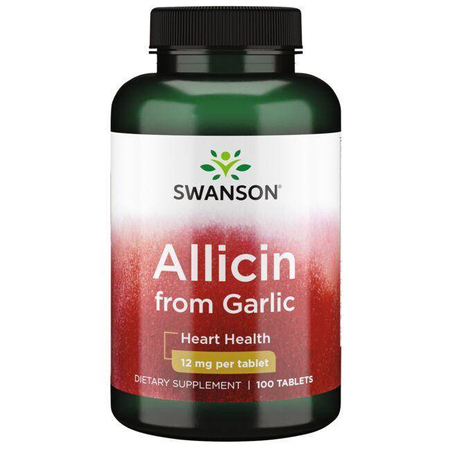Swanson Allicyna z Czosnku 12 mg 100 tabletek