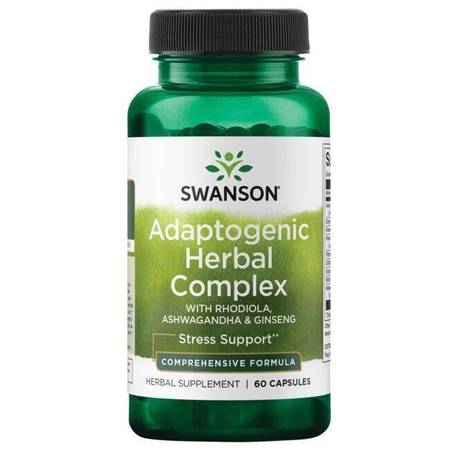 Swanson Adaptogenic Herbal Complex 60 kapsułek