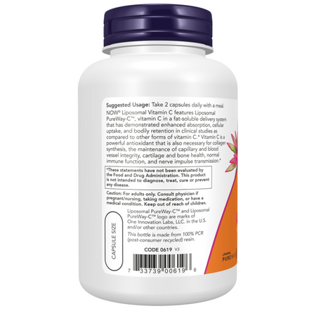 Now Foods Liposomal Vitamin C 120 veg kapsułek