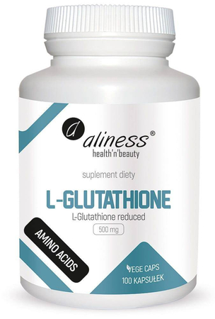 Aliness L-Glutation 500 mg 100 kapsułek vege
