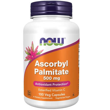 Now Foods Palmitynian Askorbylu 500 mg 100 kapsułek