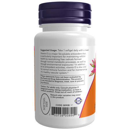 Now Foods Witamina E-400 (D-alfa-tokoferol) 250 kapsułek