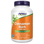 Now Foods Cinnamon 600 mg 240 kapsułek